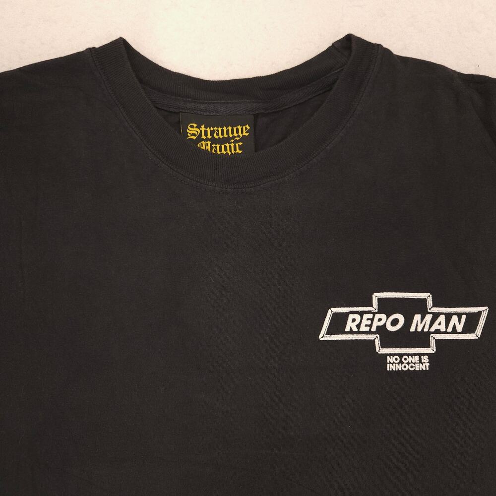 Stranger Magic Short Sleeve Crew Neck Graphic T Shirt Mens Size L Black